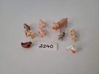 Lote figuras animales de granja de Playmobil