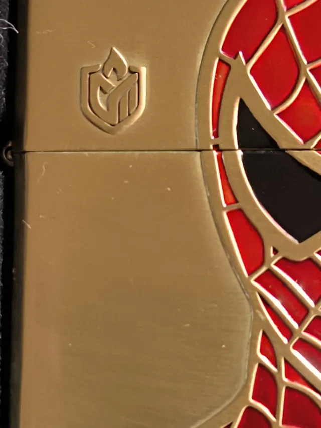 Zippo Armor Spiderman Grabado Láser