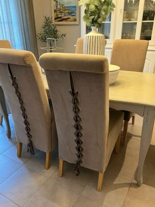 Mesa y 6 sillas de comedor