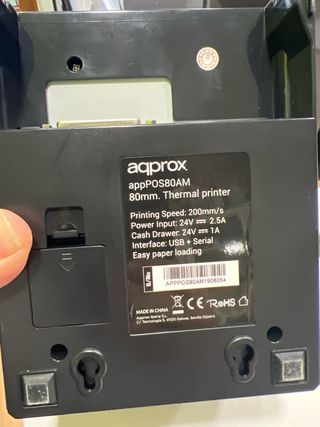 Impresora TPV Approx aaPOS80AM3 Negra
