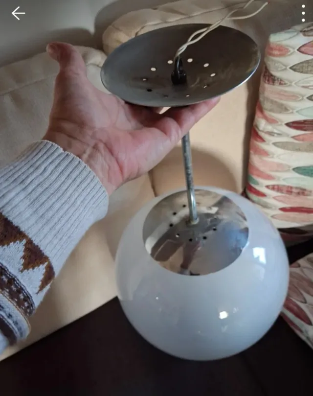 Lampadario sfera vintage anni 60