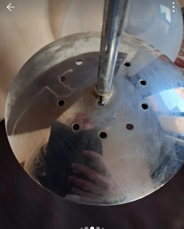 Lampadario sfera vintage anni 60