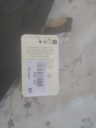 Mochila Levi's L-PACK Negra