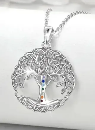 Collar PLATA Árbol de la Vida