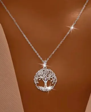 Collar PLATA Árbol de la Vida
