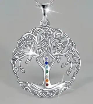 Collar PLATA Árbol de la Vida