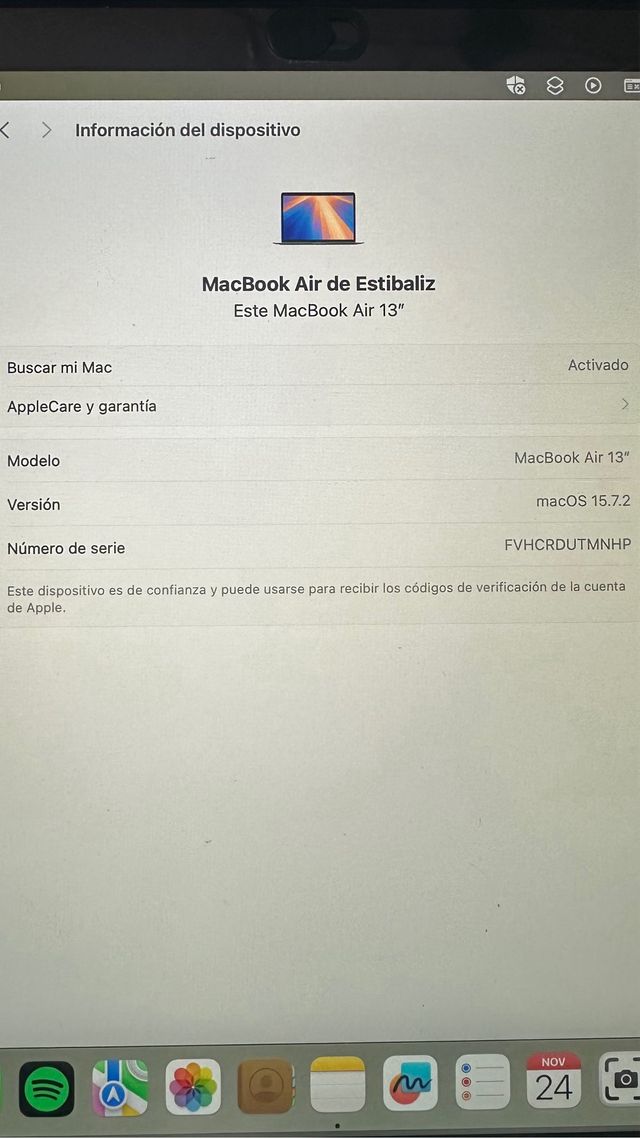 MacBook Air 13 pulgadas