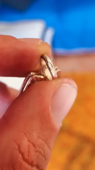 Ciondolo Madonna Smaltato Argento Blu