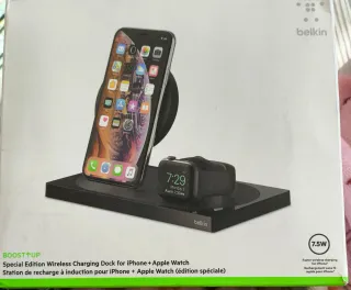 Belkin BOOST↑UP Cargador Inalámbrico iPhone + Watc