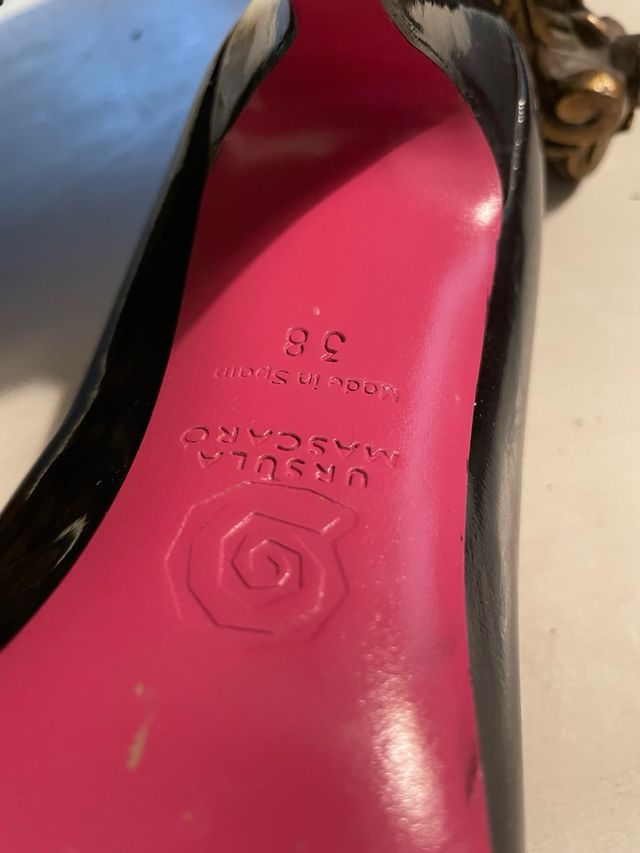 zapatos de charol Mascaro