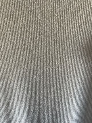 Vestido midi punto fino de  Mango Blanco Talla XS