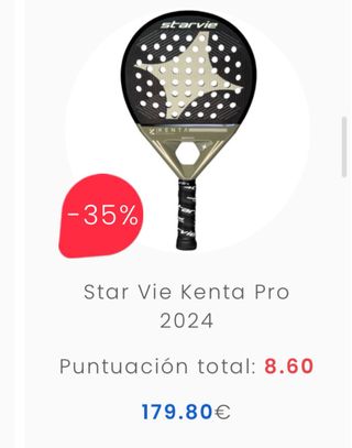Pala Starvie Kenta Pro 50 COMO NUEVA