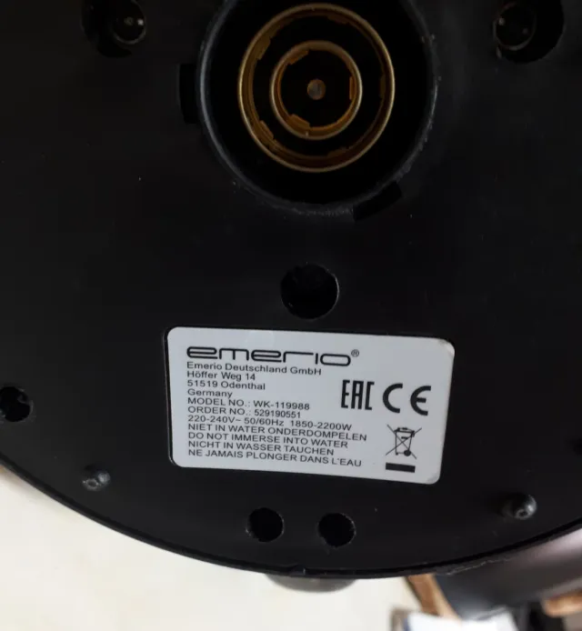 Fervedor de água Emerio cristal 1,7L