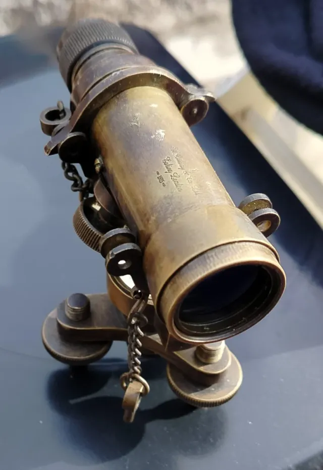 Telescopio marino con bussola W Ottway and Company Limited