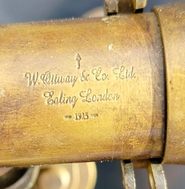 Telescopio marino con bussola W Ottway and Company Limited