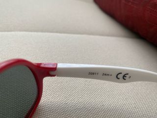 Occhiali da sole per bambini rossi e neri + custodia