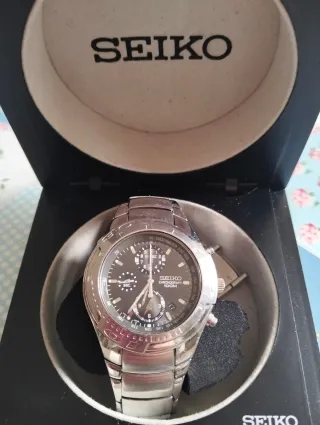 Seiko Cronografo 100M Resistenza Acqua