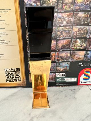 Frasco vacio Perfume Bad Boy CH Negro y Dorado