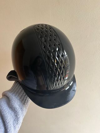 Casco equitación Fouganza negro mate