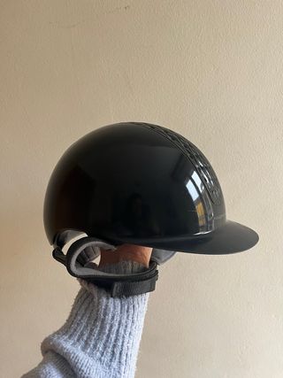 Casco equitación Fouganza negro mate