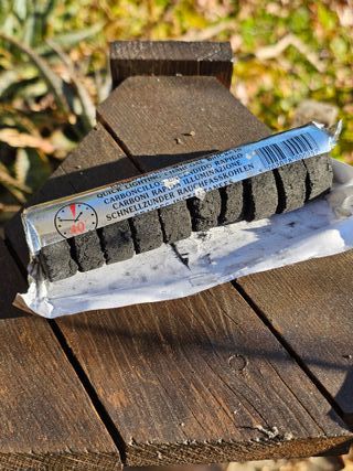 3 pacchi carboncini grandi per incensi