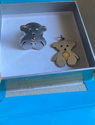 Anillo y Colgante Oso