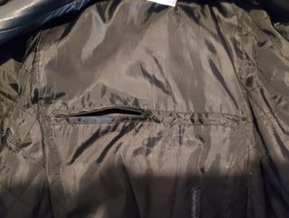 Chaquetón de cuero para moto