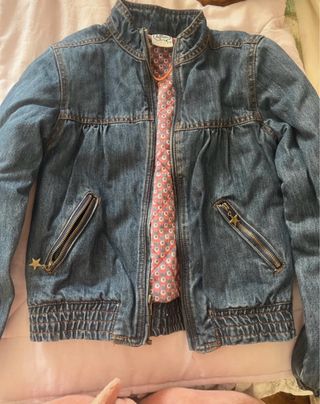 Cazadora vaquera niña