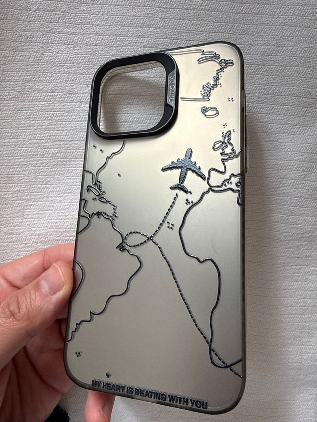 Funda iPhone 14 Pro Max SO COOL Mapa Avión