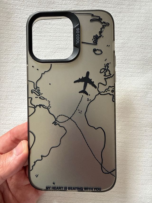 Funda iPhone 14 Pro Max SO COOL Mapa Avión