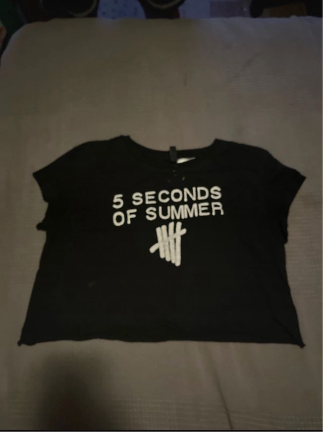 Camiseta 5 Seconds of Summer negra