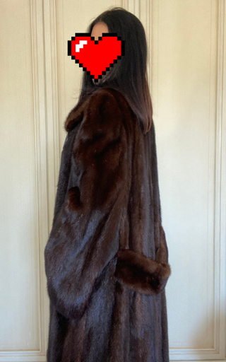Elegante cappotto marrone
