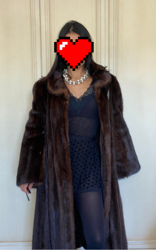 Elegante cappotto marrone