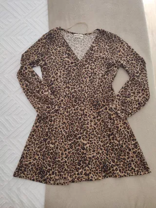 Vestido estampado leopardo
