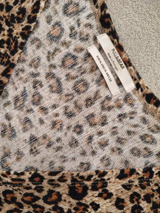 Vestido estampado leopardo