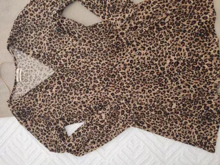 Vestido estampado leopardo