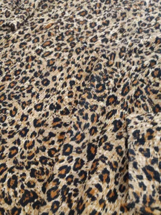 Vestido estampado leopardo