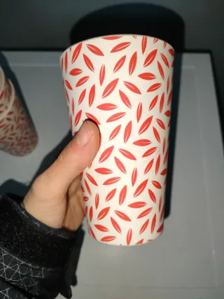 Set 3 bicchieri bambù