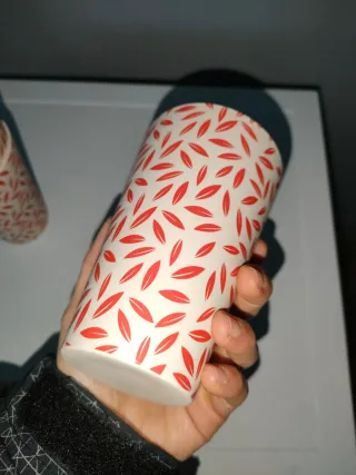 Set 3 bicchieri bambù