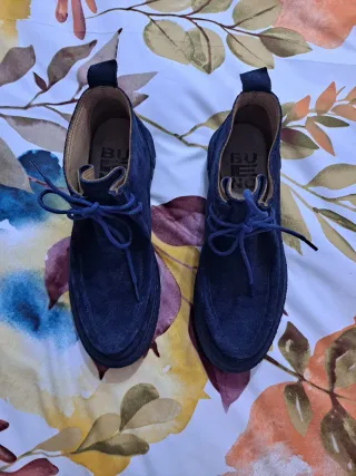 Botines Bueno Mujer Talla 36 .color azul