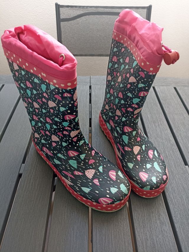Botas de agua niña 34