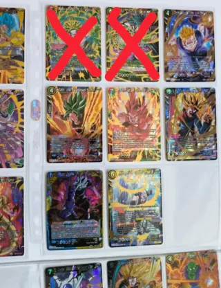 Cartas Dragon Ball Super Raras ( BT1,2,3,4,5....)