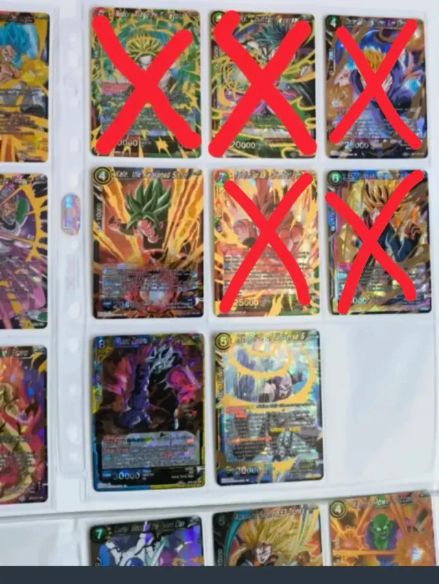 Cartas Dragon Ball Super Raras ( BT1,2,3,4,5....)