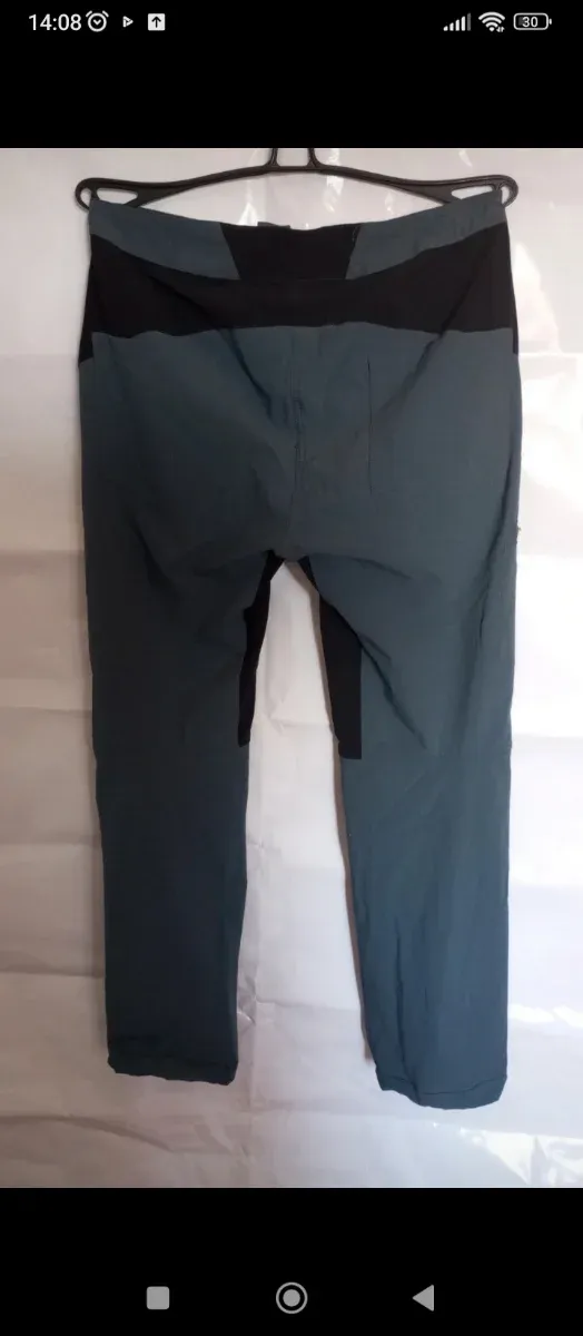 Pantalones Simond Hombre Negro/Verde Azulado