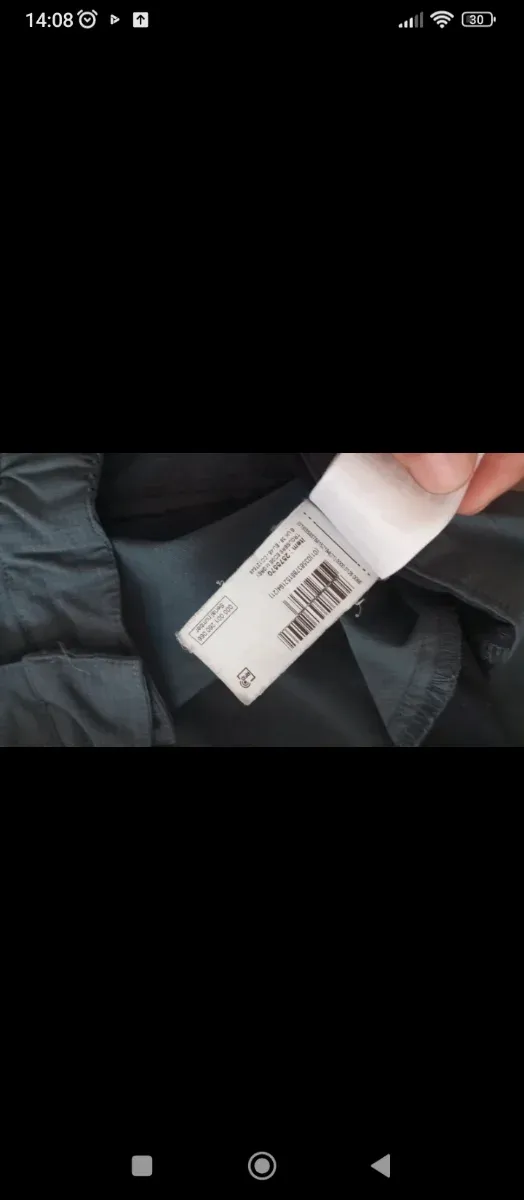 Pantalones Simond Hombre Negro/Verde Azulado