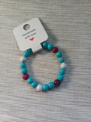 Trío Pulseras Piedras Naturales