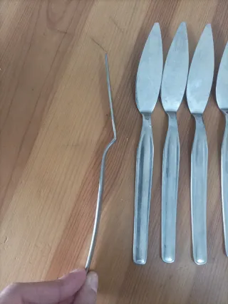 Set di 5 coltelli per burro