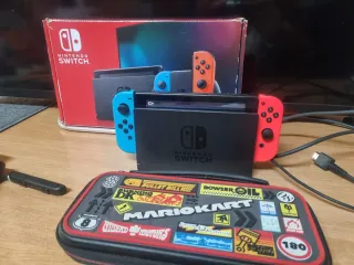Nintendo Switch Azul/Rojo + Accesorios