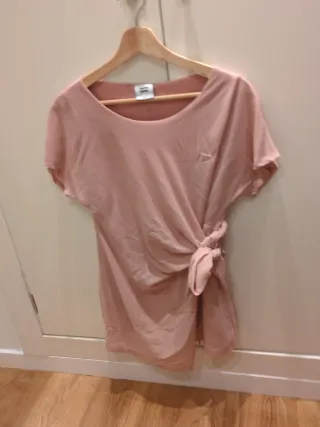 Camiseta premamá Mamalicious Talla S Rosa