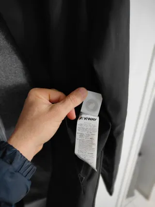 K-Way Termico Giacca Nera